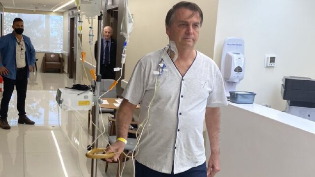 Bolsonaro evolucionó de su problema de salud y mañana podría recibir el alta médica