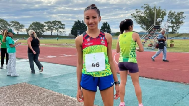 Nelida Peñaflor, una joven friense, que se destaca en el atletismo