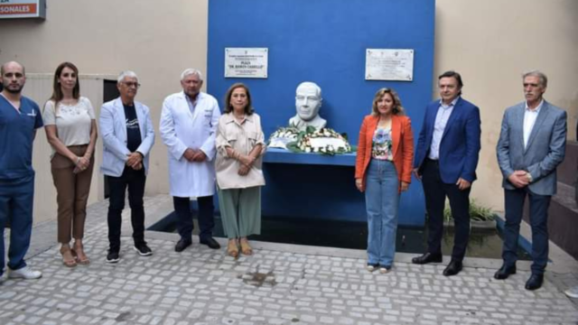 Realizaron un homenaje en la plazoleta Dr. Ramón Carrillo