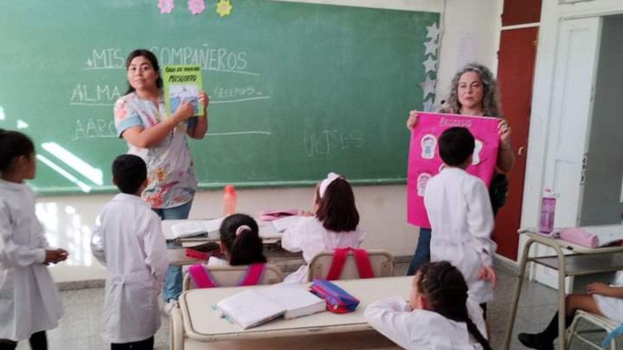 Fernández: brindaron charlas sobre la prevención del dengue en escuelas